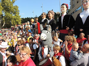 Fires de Girona 2014. La trobada de gegants: la ballada final