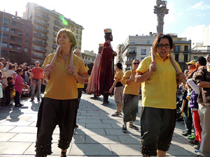 Fires de Girona 2014. La trobada de gegants: la ballada final