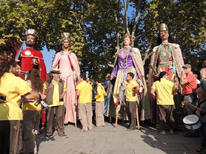 Fires de Girona 2014. La trobada de gegants: la ballada final