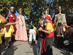 Fires de Girona 2014. La trobada de gegants: la ballada final