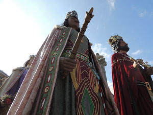 Fires de Girona 2014. La trobada de gegants: la ballada final