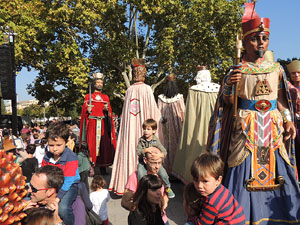 Fires de Girona 2014. La trobada de gegants: la ballada final