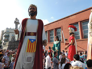 Fires de Girona 2014. La trobada de gegants: la ballada final