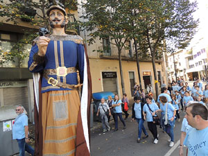 Fires de Girona 2014. La trobada de gegants: la cercavila