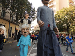 Fires de Girona 2014. La trobada de gegants: la cercavila