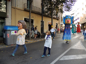 Fires de Girona 2014. La trobada de gegants: la cercavila