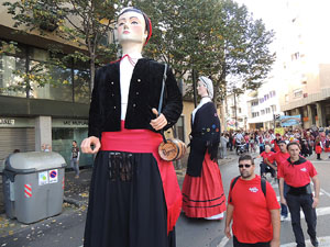 Fires de Girona 2014. La trobada de gegants: la cercavila