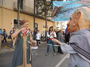 Fires de Girona 2014. La trobada de gegants: la cercavila