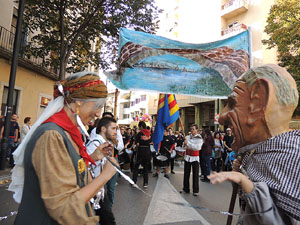 Fires de Girona 2014. La trobada de gegants: la cercavila