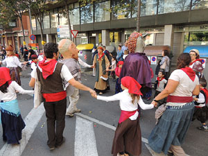Fires de Girona 2014. La trobada de gegants: la cercavila
