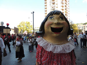 Fires de Girona 2014. La trobada de gegants: la cercavila