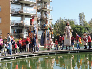 Fires de Girona 2014. La trobada de gegants: la cercavila