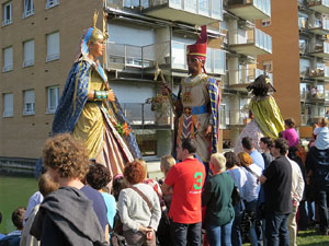 Fires de Girona 2014. La trobada de gegants: la cercavila
