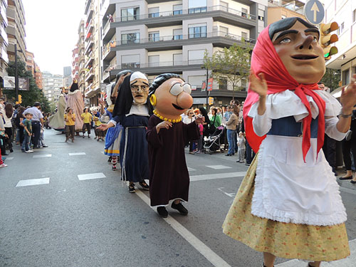 Fires de Girona 2014. La trobada de gegants: la cercavila