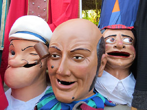 Fires de Girona 2014. La trobada de gegants: la plantada