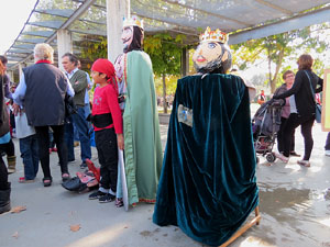 Fires de Girona 2014. La trobada de gegants: la plantada