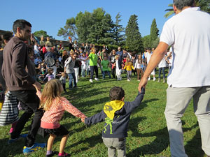 Fires de Girona 2014. La trobada de gegants: la plantada