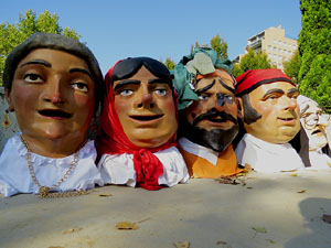 Fires de Girona 2014. La trobada de gegants: la plantada