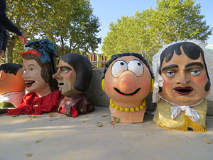 Fires de Girona 2014. La trobada de gegants: la plantada