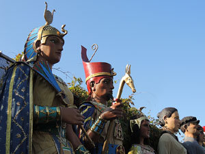 Fires de Girona 2014. La trobada de gegants: la plantada