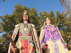 Fires de Girona 2014. La trobada de gegants: la plantada