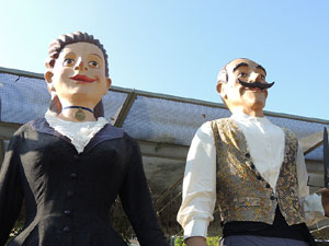 Fires de Girona 2014. La trobada de gegants: la plantada