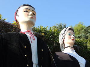 Fires de Girona 2014. La trobada de gegants: la plantada