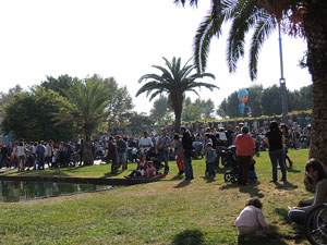 Fires de Girona 2014. La trobada de gegants: la plantada