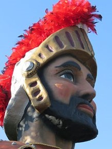 Fires de Girona 2014. La trobada de gegants: la plantada