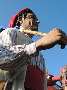 Fires de Girona 2014. La trobada de gegants: la plantada