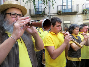 Fires 2014 a Girona. Passejada pel Barri Vell amb els capgrossos de Girona