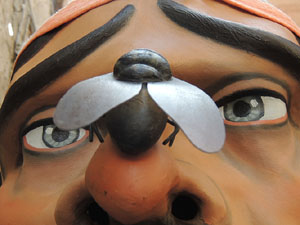 Fires 2014 a Girona. Passejada pel Barri Vell amb els capgrossos de Girona