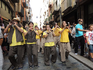 Fires 2014 a Girona. Passejada pel Barri Vell amb els capgrossos de Girona