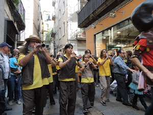 Fires 2014 a Girona. Passejada pel Barri Vell amb els capgrossos de Girona