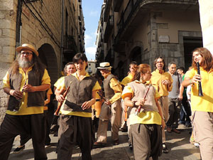 Fires 2014 a Girona. Passejada pel Barri Vell amb els capgrossos de Girona