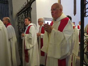 Fires de Girona 2014. L'ofici de Sant Narcís a la basílica de Sant Feliu