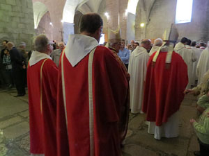 Fires de Girona 2014. L'ofici de Sant Narcís a la basílica de Sant Feliu