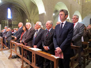 Fires de Girona 2014. L'ofici de Sant Narcís a la basílica de Sant Feliu