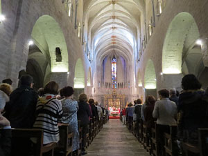 Fires de Girona 2014. L'ofici de Sant Narcís a la basílica de Sant Feliu