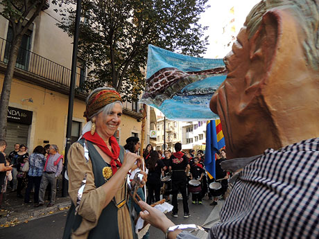 Fires de Girona 2014. La trobada de gegants: la cercavila