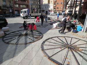 Girona10. Espectacle de cloenda a c&egrave;rrec de Diables de l'Onyar