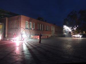 Girona10. Espectacle de cloenda a c&egrave;rrec de Diables de l'Onyar
