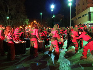 Girona10. Espectacle de cloenda a c&egrave;rrec de Diables de l'Onyar