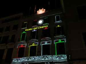 Girona10. Mapping a la fa&ccedil;ana de l'Ajuntament