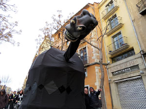 Girona10. Cercavila amb Girona Marxing Band i la Mula Baba