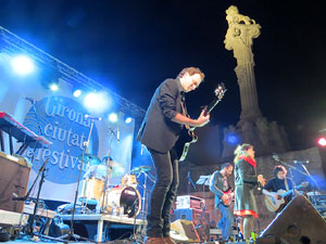 Girona10. Sticky Fingers. Concert a la pla&ccedil;a del Lle&oacute;