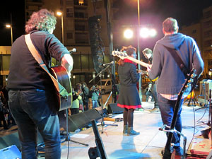 Girona10. Sticky Fingers. Concert a la pla&ccedil;a del Lle&oacute;