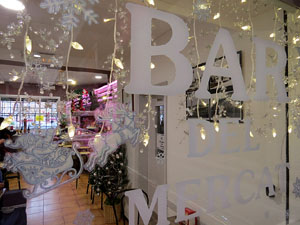 Nadal 2014 a Girona. La decoraci&oacute; nadalenca del Mercat del Lle&oacute;