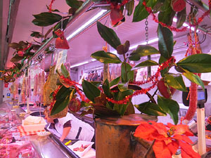 Nadal 2014 a Girona. La decoraci&oacute; nadalenca del Mercat del Lle&oacute;