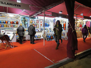 Nadal 2014 a Girona. Els mercats de Nadal. Firanadal, mercat del Cul de la Lleona, de la pla&ccedil;a Catalunya... 